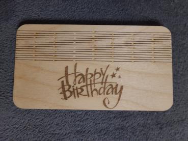 Geschenkbox für Gutscheine & Geldscheine